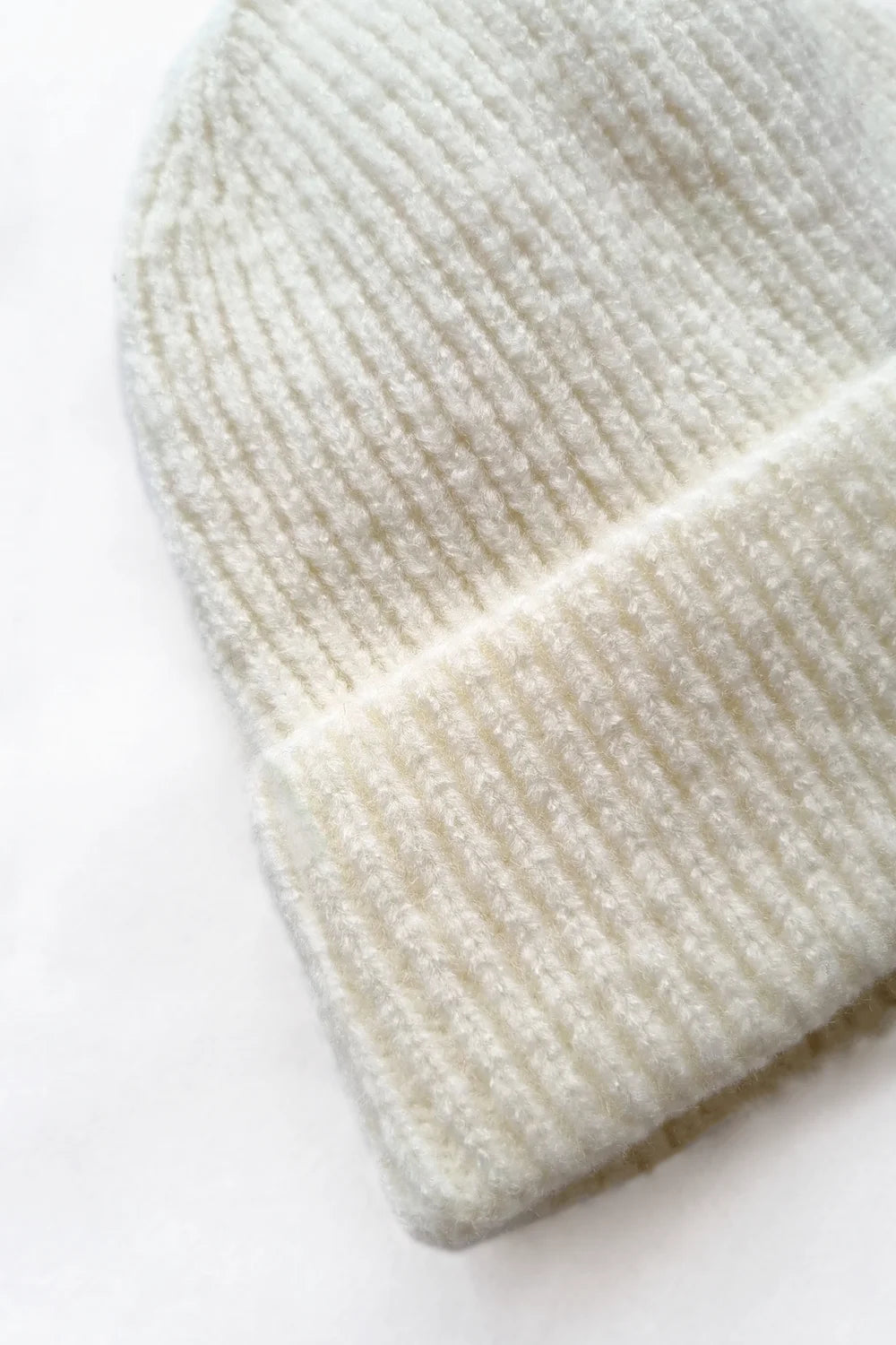 Origin Ribbed Beanie - Ivory