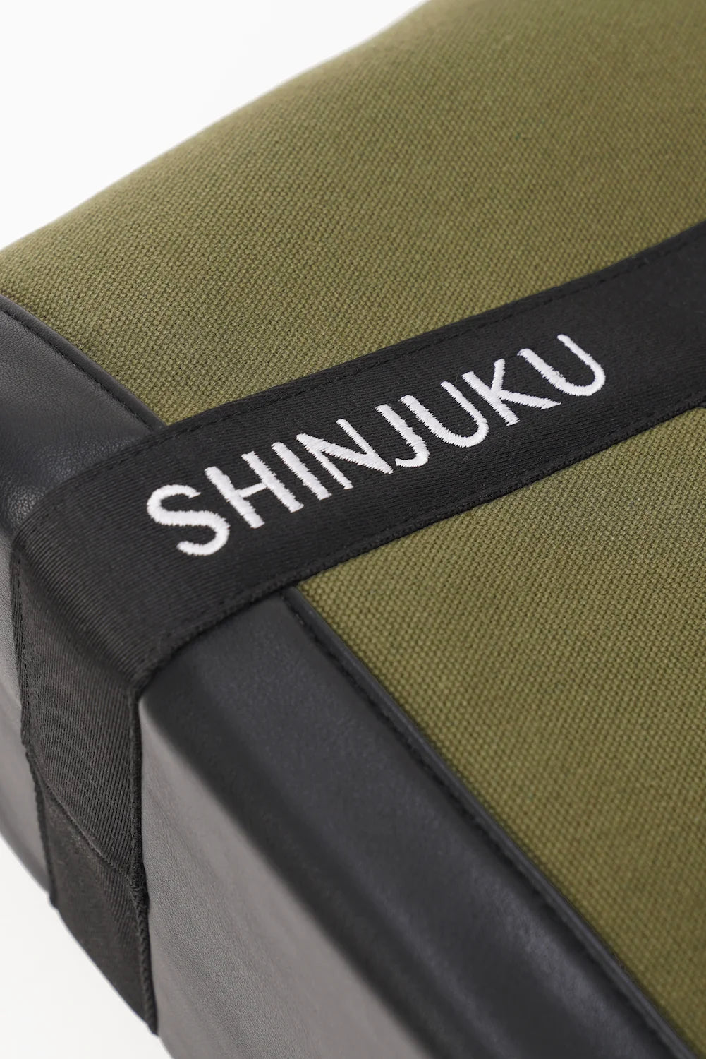 Origami Pocket Tote - Khaki Green Terrain Print